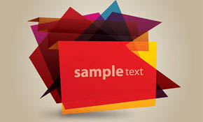 Abstract Banner Vector Graphic